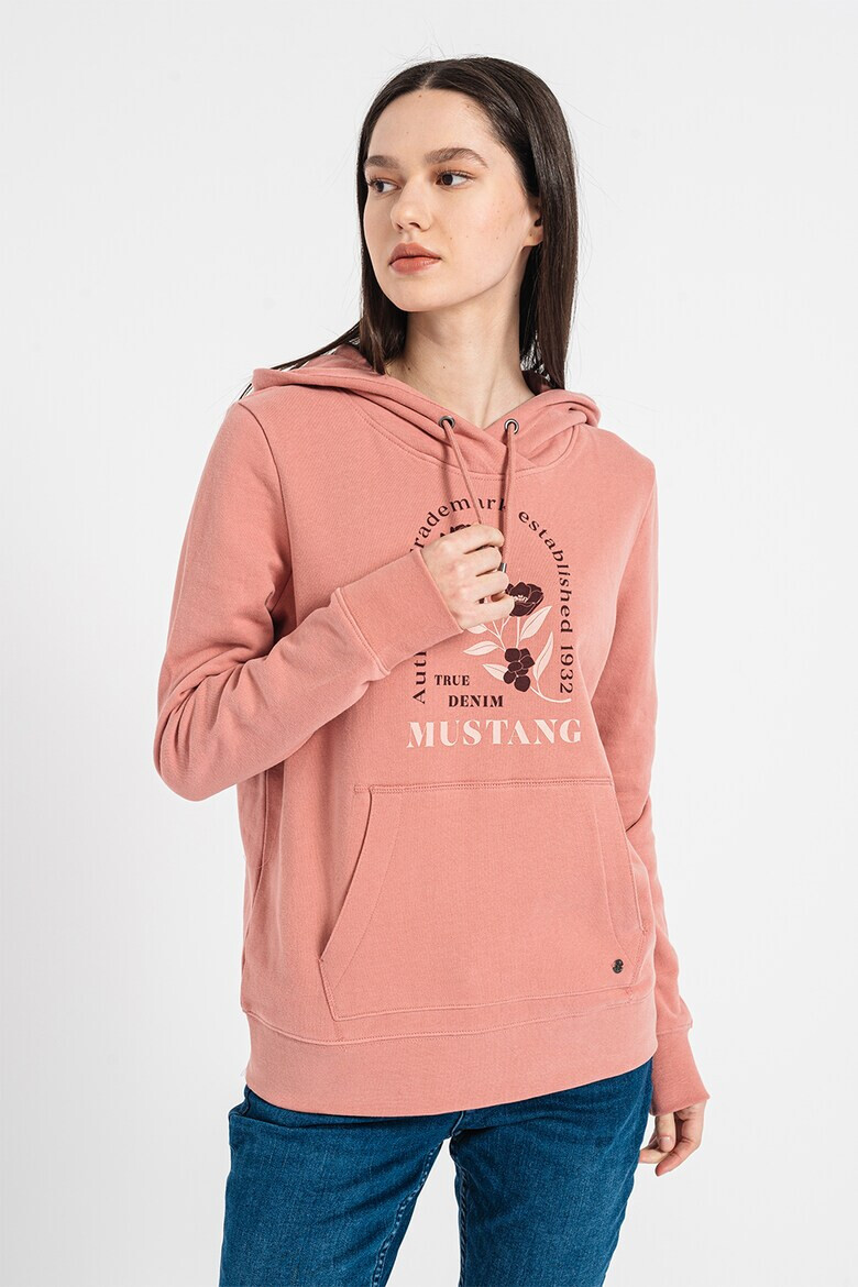Mustang Худи Bella с джоб кенгуру и принт - Pepit.bg