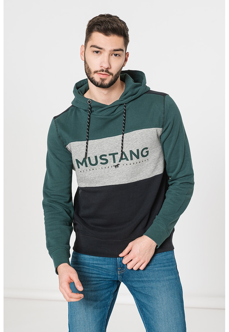 Mustang Худи Bennet с лого - Pepit.bg