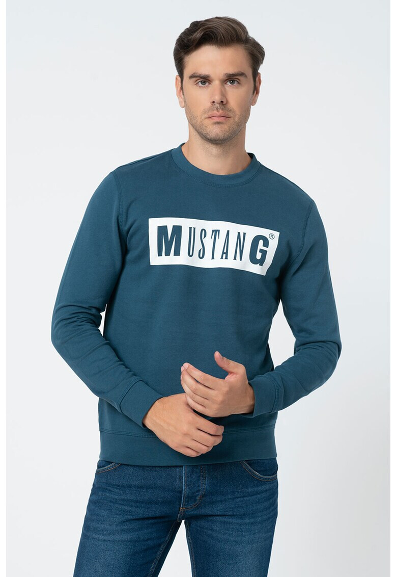 Mustang Памучен суитшърт с лого - Pepit.bg
