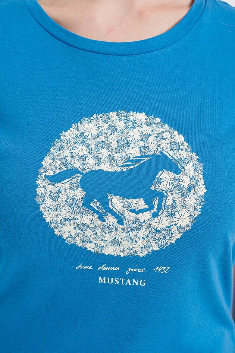 Mustang Памучна тениска Alexia с принт - Pepit.bg