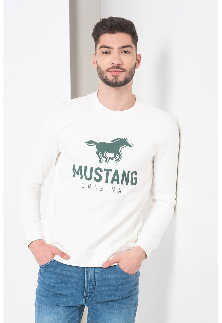 Mustang Суитшърт Ben с лого - Pepit.bg