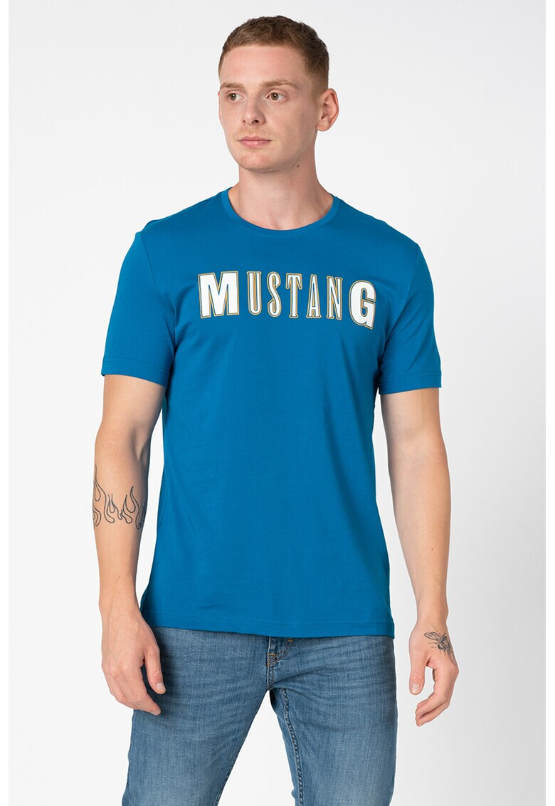 Mustang Тениска Alex с лого - Pepit.bg