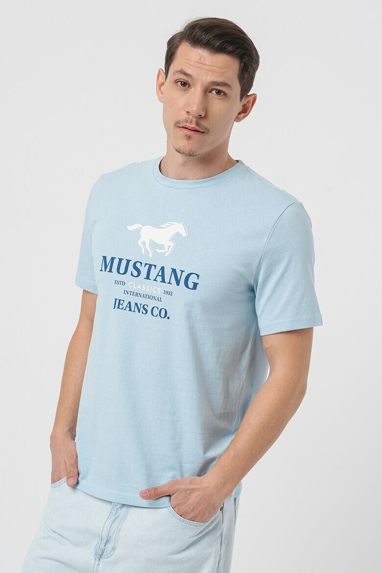 Mustang Тениска Austin с лого - Pepit.bg