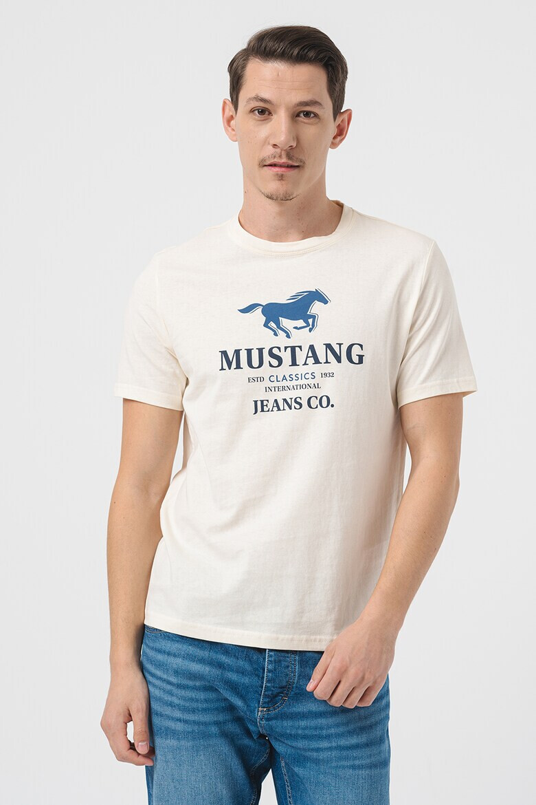 Mustang Тениска Austin с лого - Pepit.bg