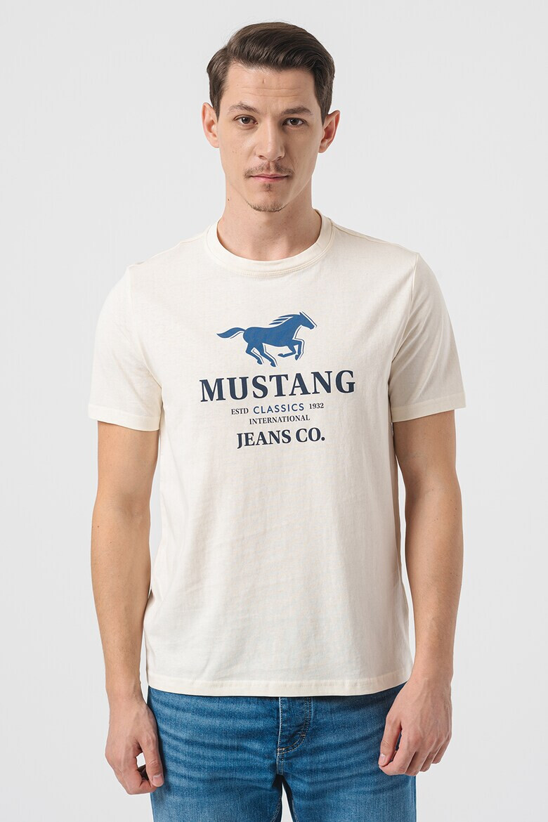 Mustang Тениска Austin с лого - Pepit.bg