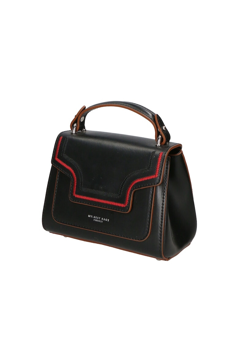 My-Best Bag Кожена чанта с капаче - Pepit.bg
