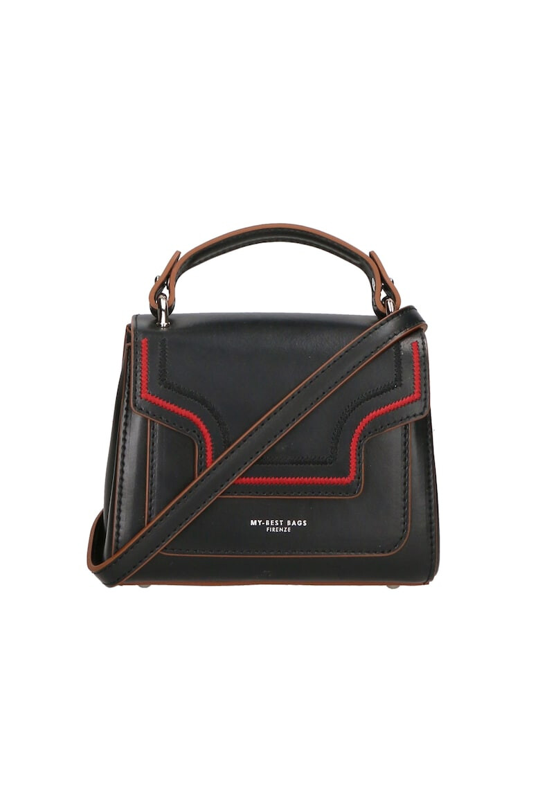 My-Best Bag Кожена чанта с капаче - Pepit.bg