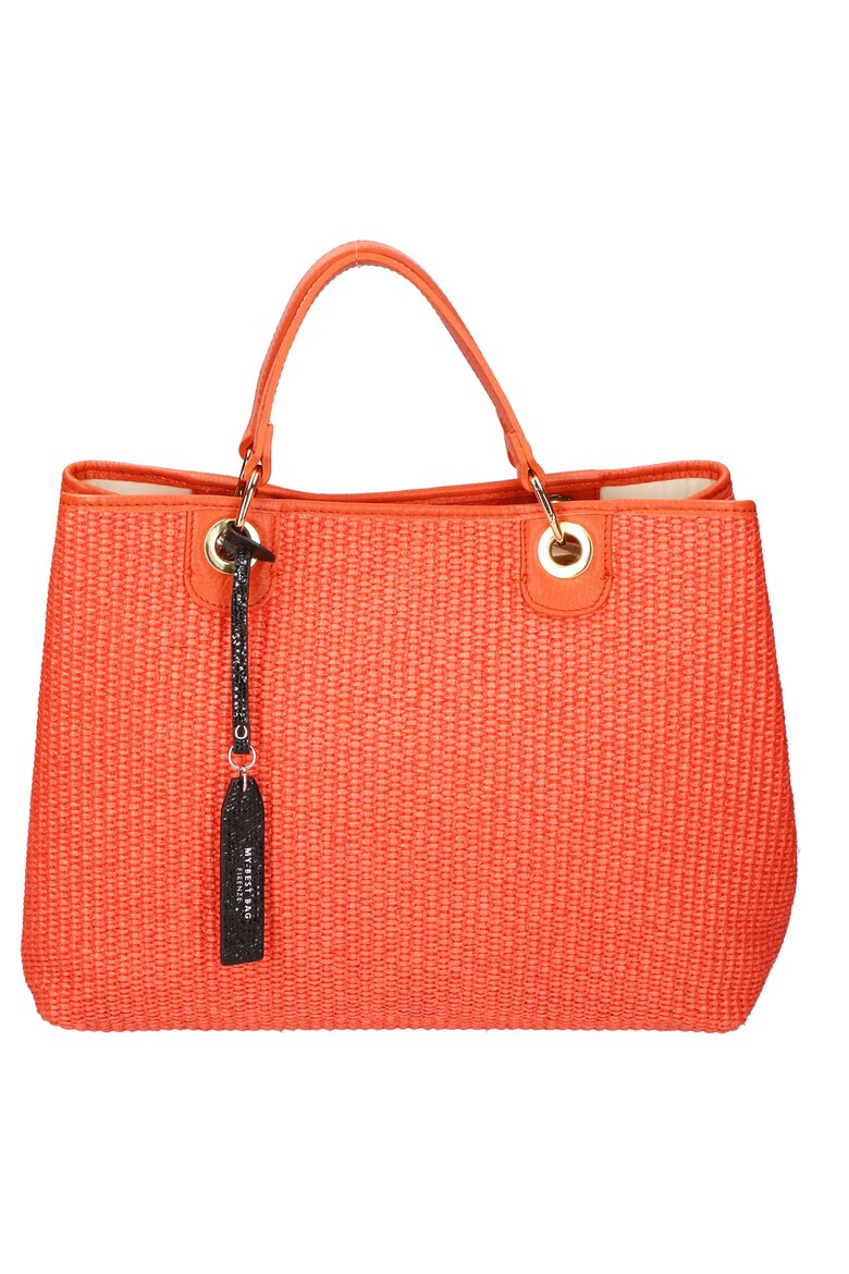 My-Best Bag Шопинг чанта с кожени презрамки - Pepit.bg