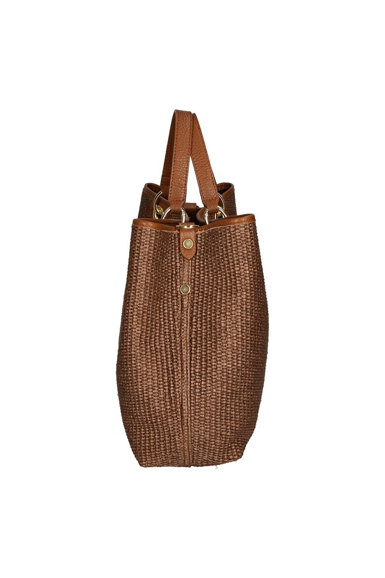 My-Best Bag Шопинг чанта с кожени презрамки - Pepit.bg