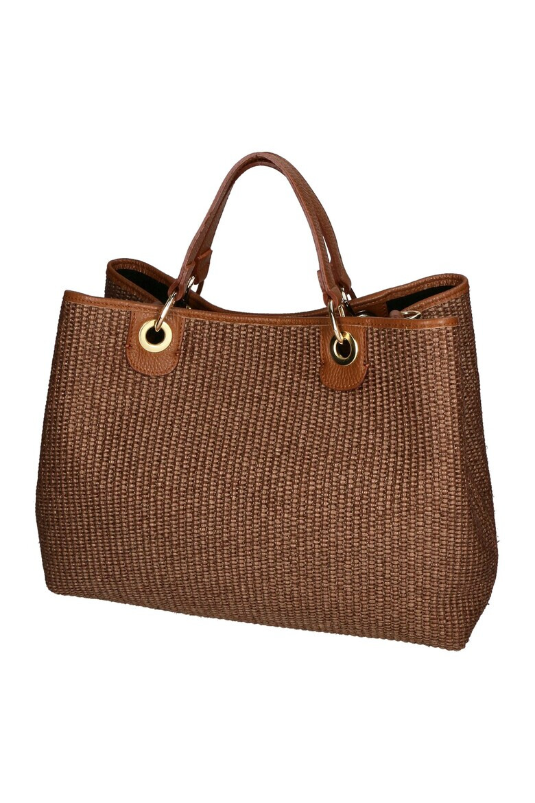My-Best Bag Шопинг чанта с кожени презрамки - Pepit.bg