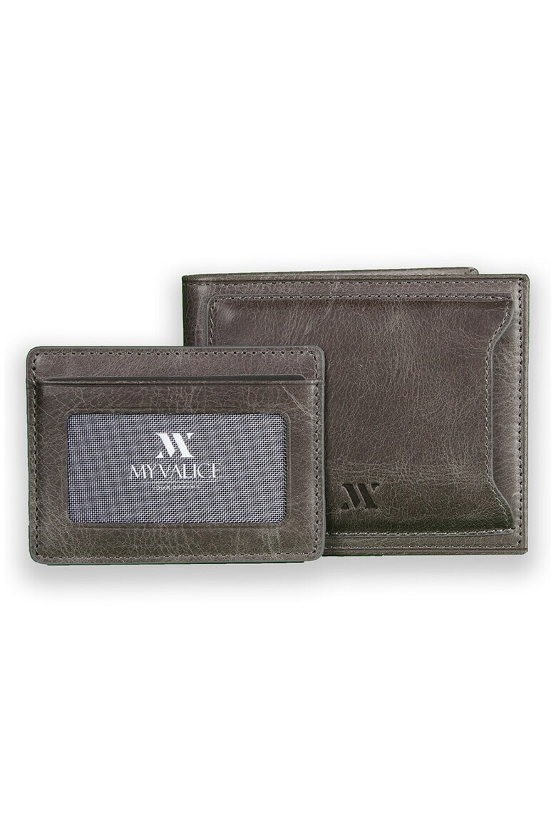 Myvalice Кожен портфейл с прегъване - Pepit.bg