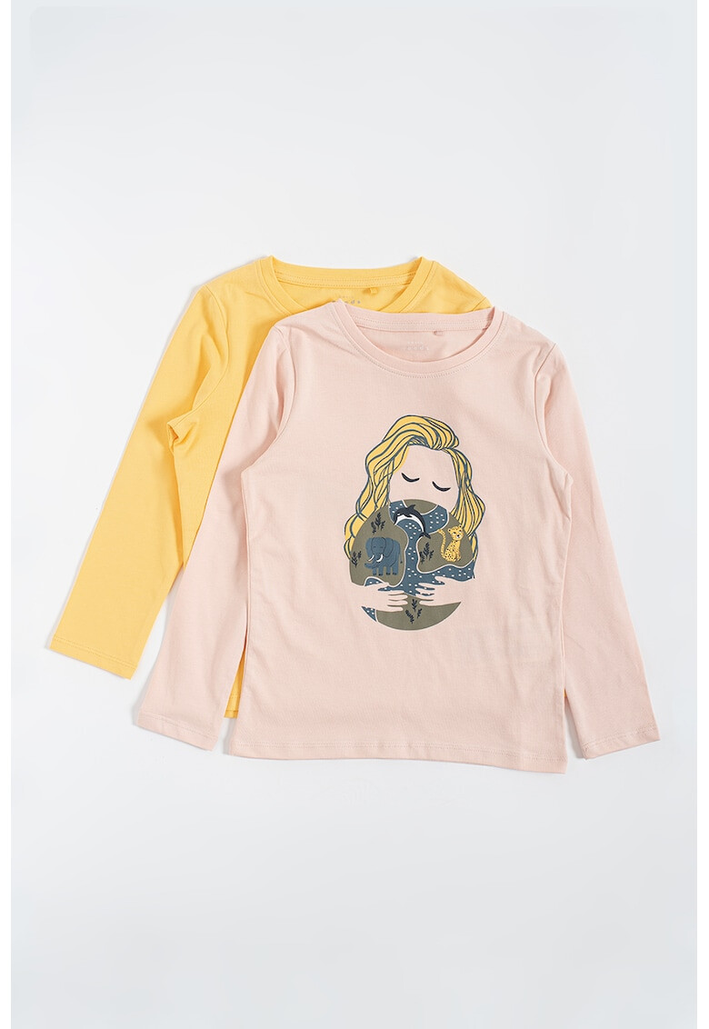NAME IT Блузи с органичен памук 2 броя - Pepit.bg