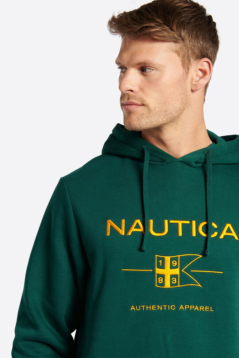 Nautica Худи с бродиран надпис - Pepit.bg