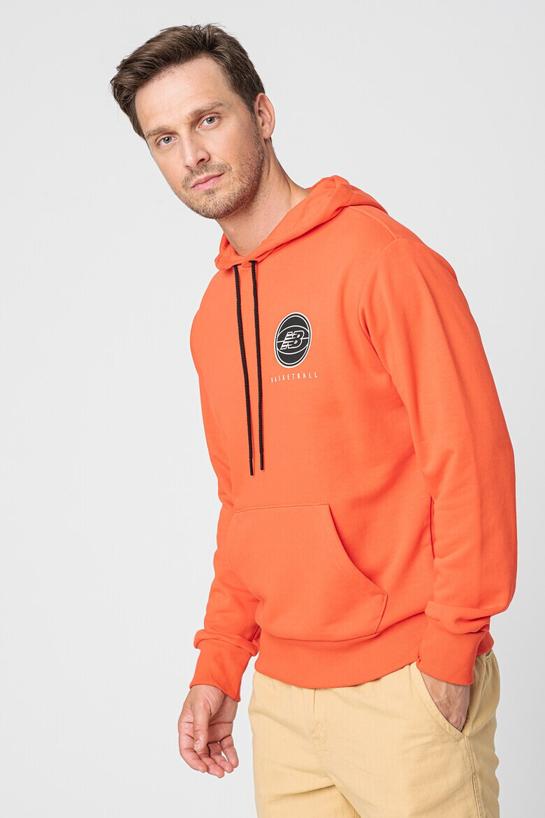 New Balance Худи Hoops с джоб кенгуру - Pepit.bg
