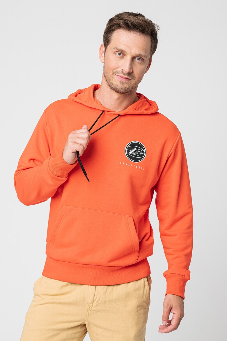 New Balance Худи Hoops с джоб кенгуру - Pepit.bg