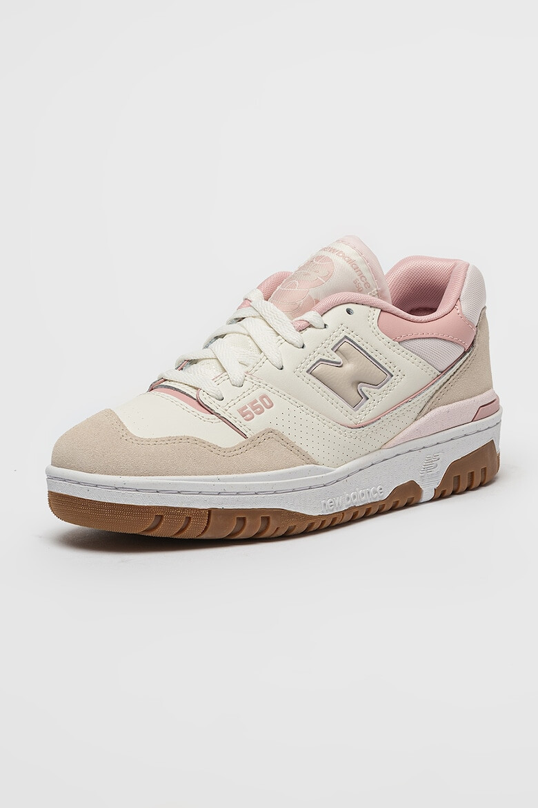 New Balance Кожени спортни обувки 550 с мрежа - Pepit.bg