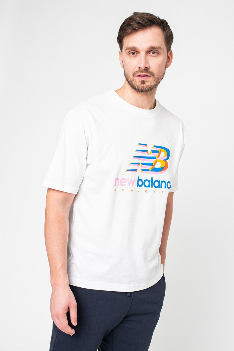 New Balance Тениска Athletics Amplified с лого - Pepit.bg