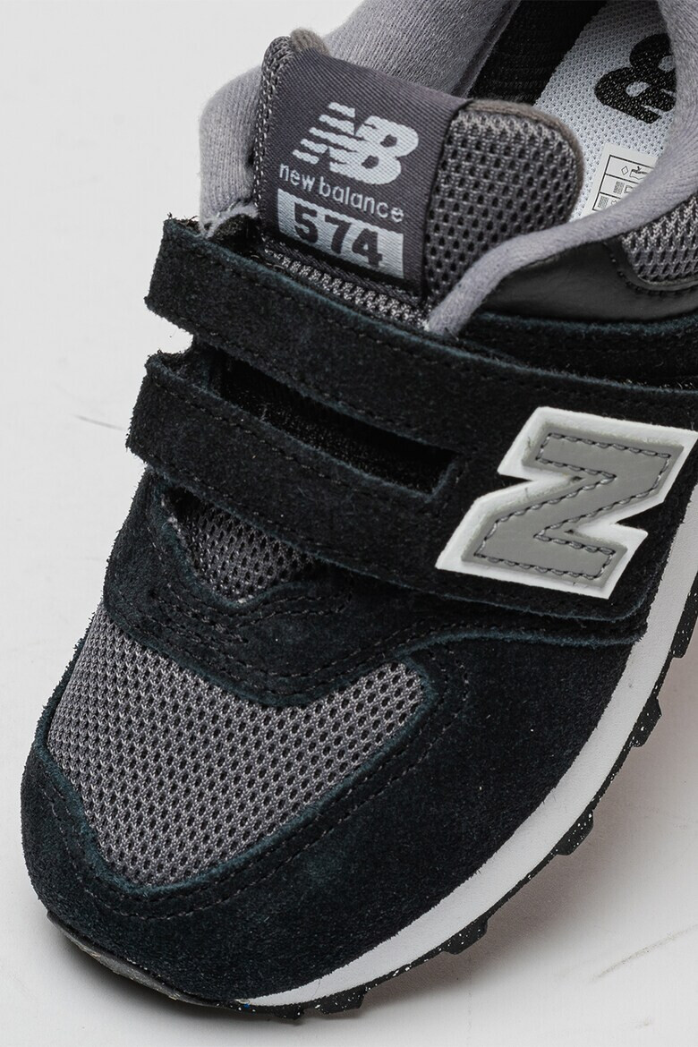 New Balance Велурени спортни обувки 574 с мрежести зони - Pepit.bg