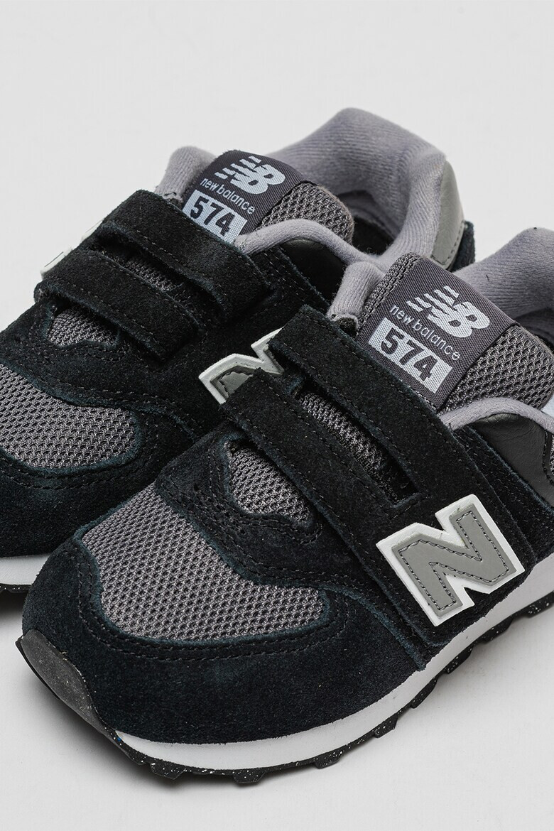 New Balance Велурени спортни обувки 574 с мрежести зони - Pepit.bg