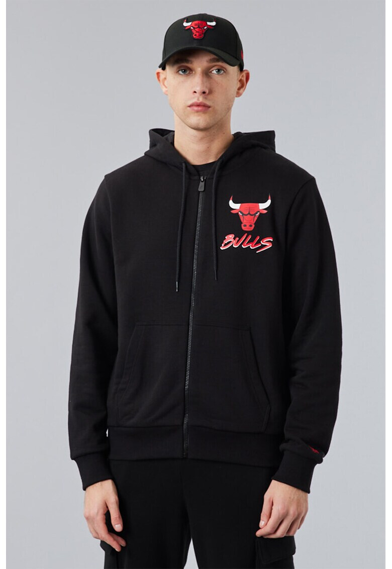 New Era Худи Chicago Bulls NBA Script с цип - Pepit.bg