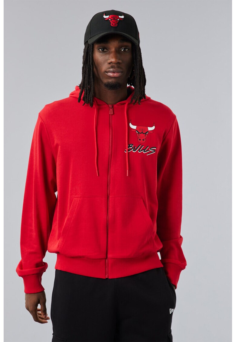 New Era Худи Chicago Bulls NBA Script с цип - Pepit.bg
