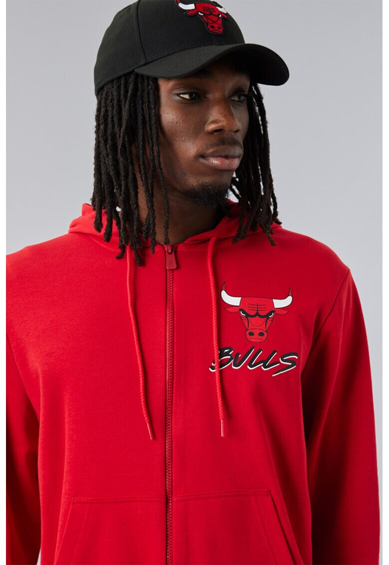 New Era Худи Chicago Bulls NBA Script с цип - Pepit.bg