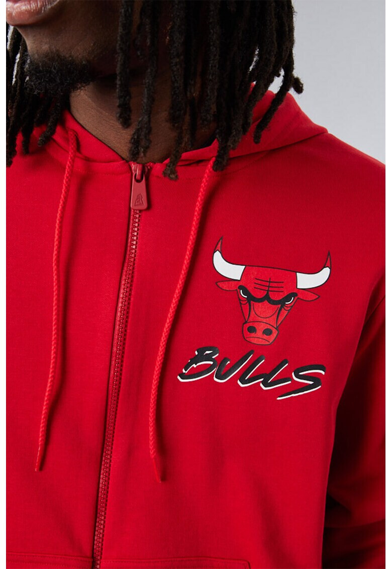 New Era Худи Chicago Bulls NBA Script с цип - Pepit.bg