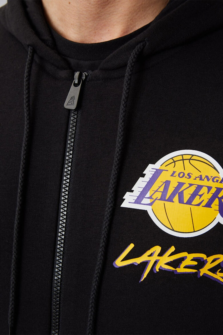 New Era Худи LA Lakers NBA Script с цип - Pepit.bg