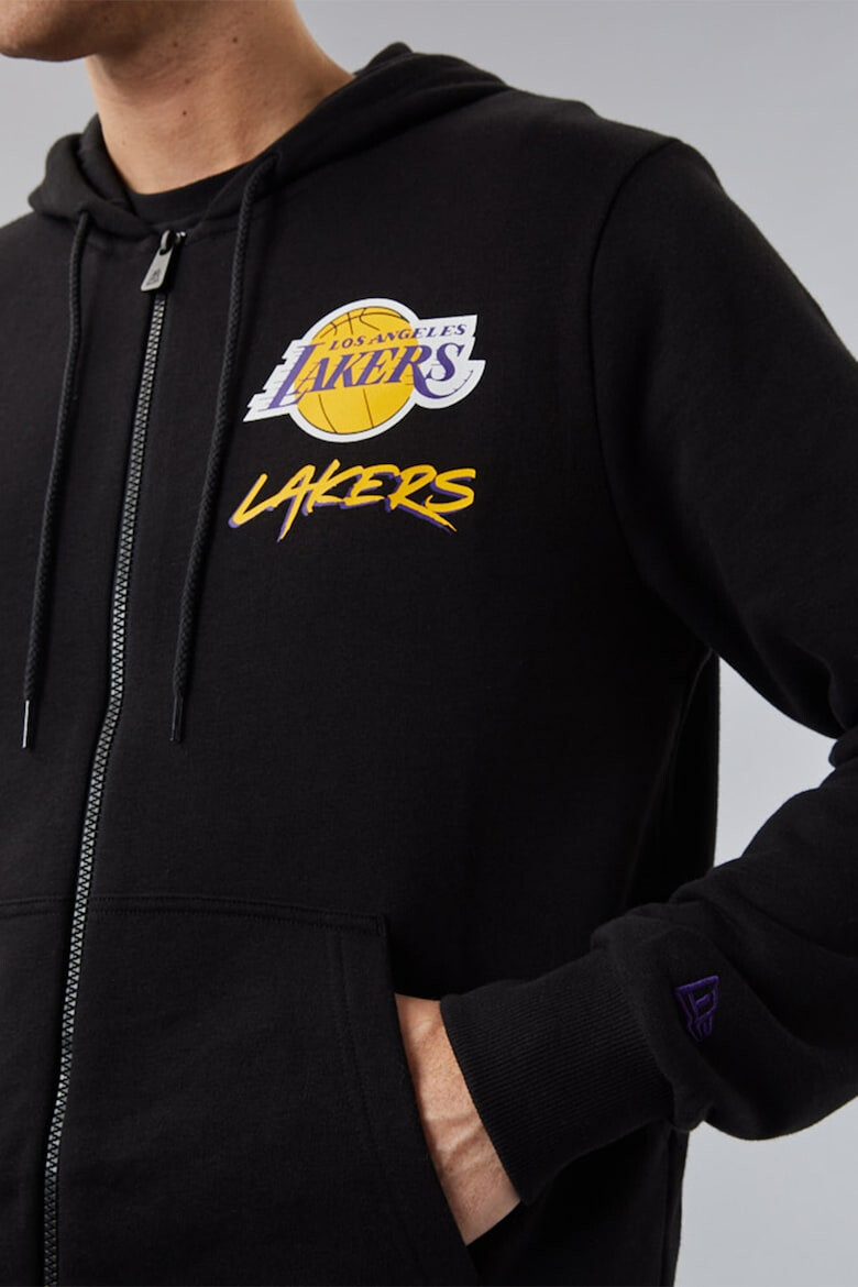 New Era Худи LA Lakers NBA Script с цип - Pepit.bg