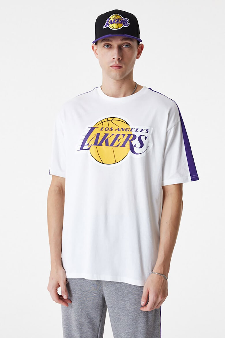 New Era Памучна тениска Los Angeles Lakers - Pepit.bg