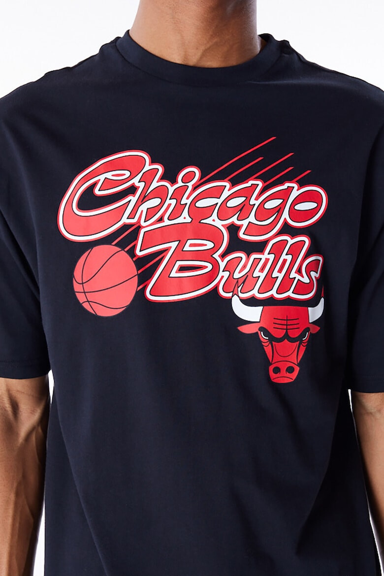 New Era Тениска с принт на NBA Script - Pepit.bg