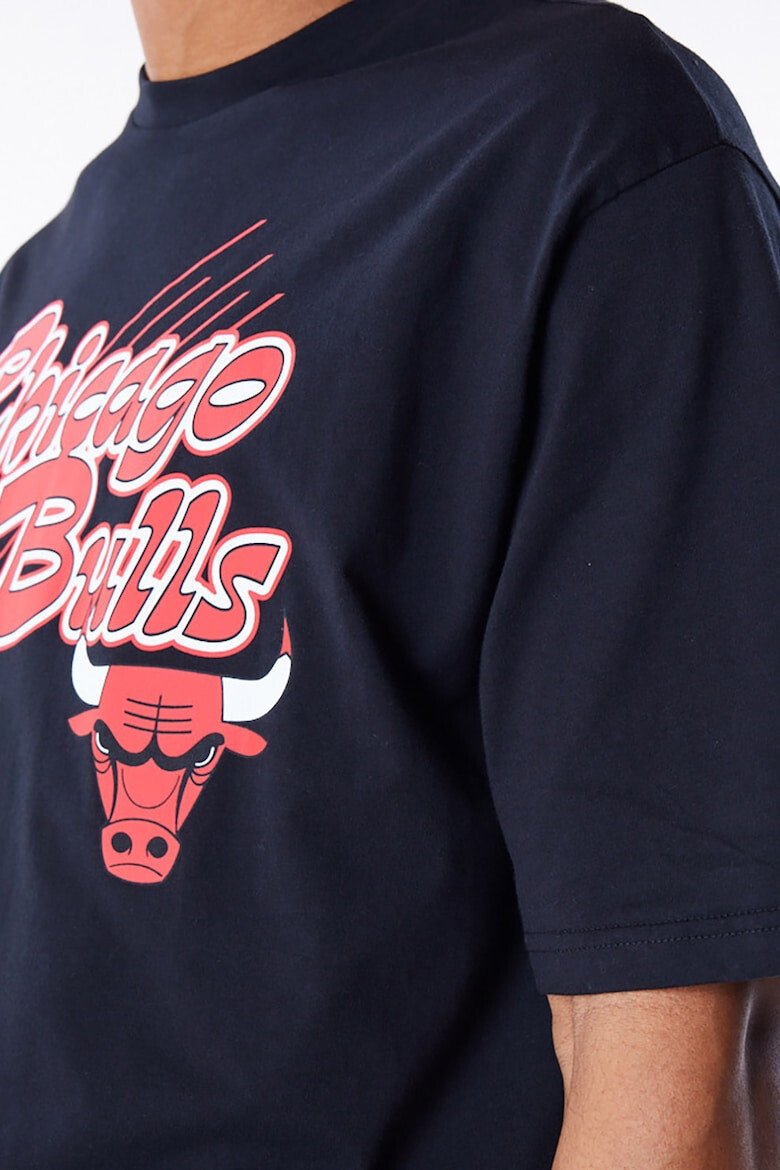 New Era Тениска с принт на NBA Script - Pepit.bg