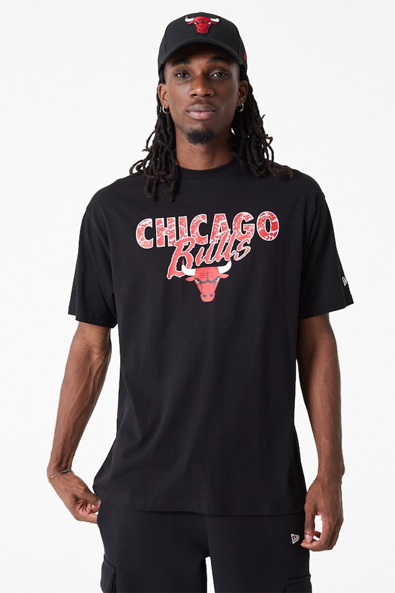 New Era Уголемена тениска Chicago Bulls - Pepit.bg