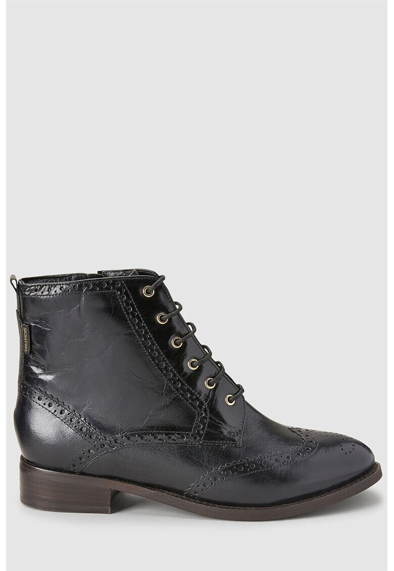 NEXT Кожени боти Brogue - Pepit.bg