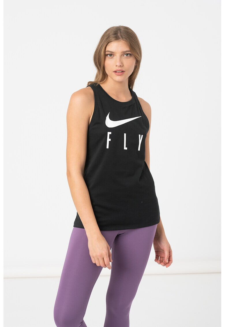 Nike Баскетболен топ Swoosh с лого - Pepit.bg