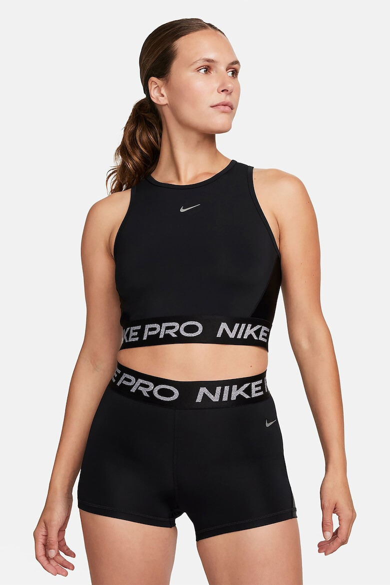 Nike Бюстие с подплънки и лого - Pepit.bg