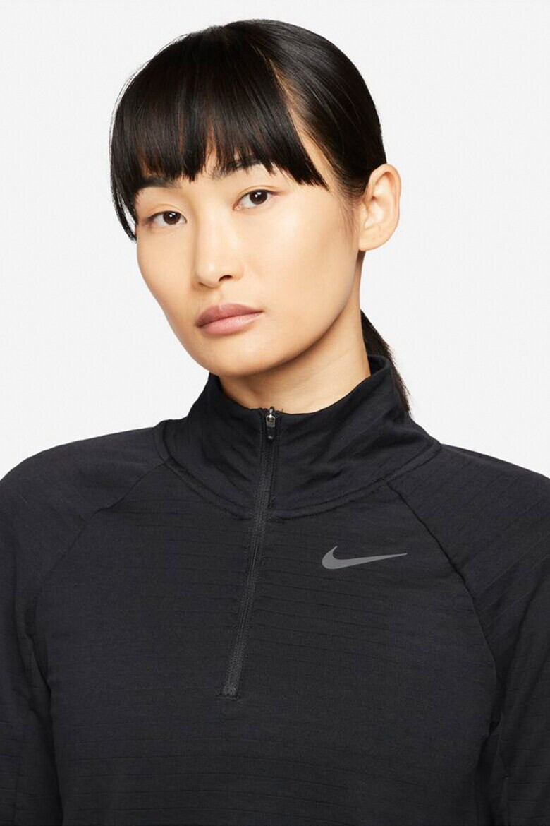 Nike Блуза Element Therma-Fit за бягане с къс цип - Pepit.bg