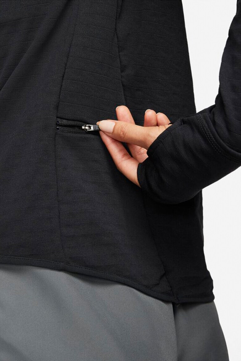 Nike Блуза Element Therma-Fit за бягане с къс цип - Pepit.bg