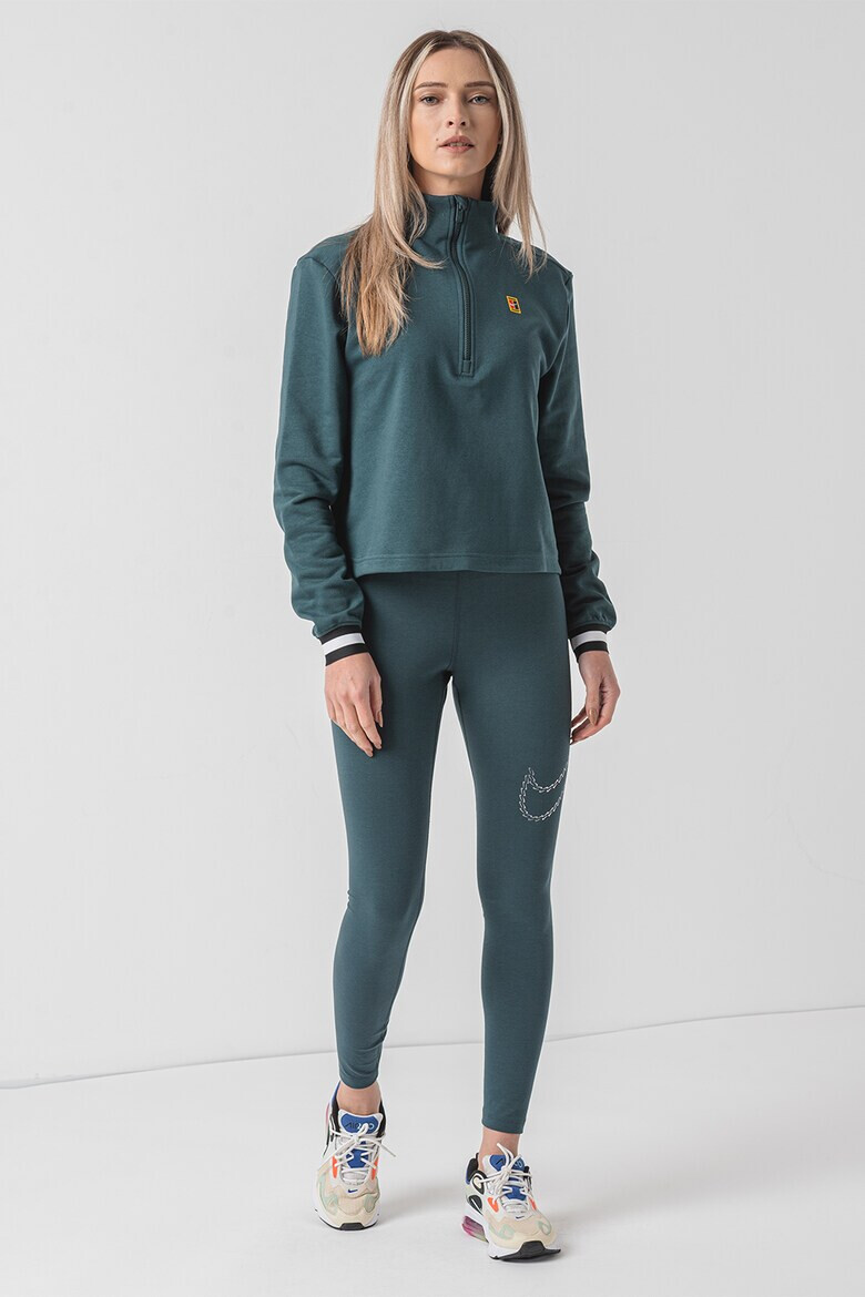 Nike Блуза Heritage за тенис с къс цип - Pepit.bg