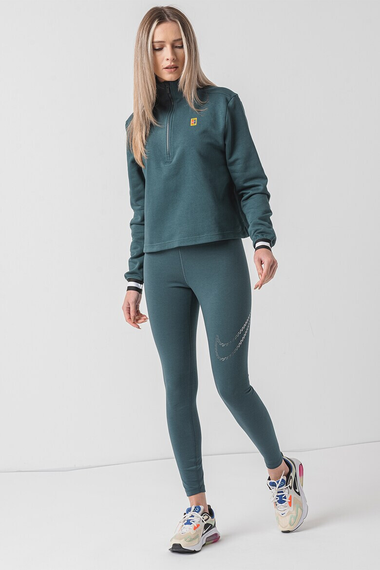 Nike Блуза Heritage за тенис с къс цип - Pepit.bg
