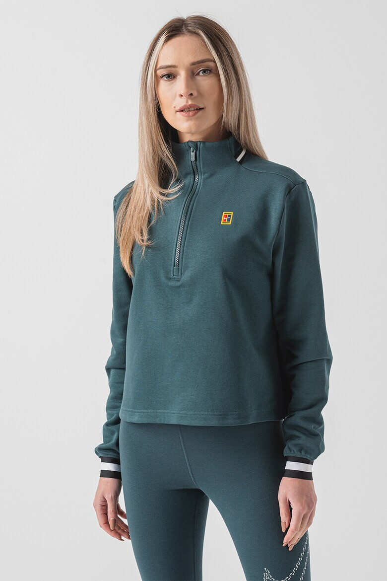 Nike Блуза Heritage за тенис с къс цип - Pepit.bg