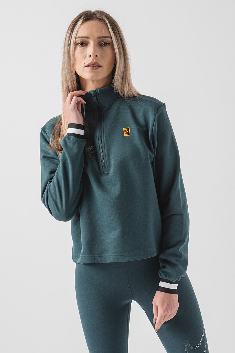 Nike Блуза Heritage за тенис с къс цип - Pepit.bg