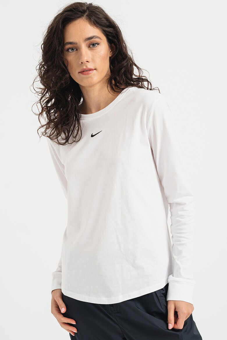 Nike Блуза с овално деколте и лого - Pepit.bg