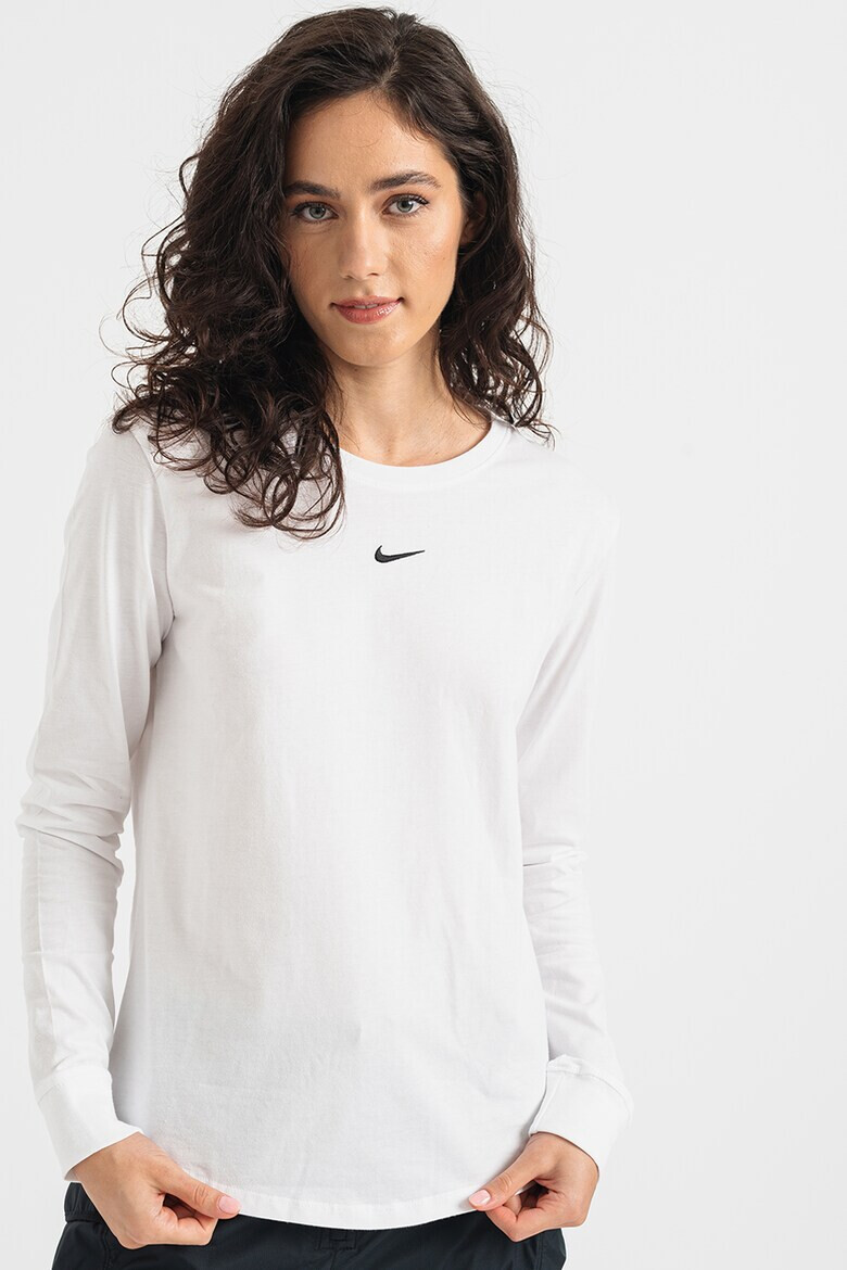 Nike Блуза с овално деколте и лого - Pepit.bg