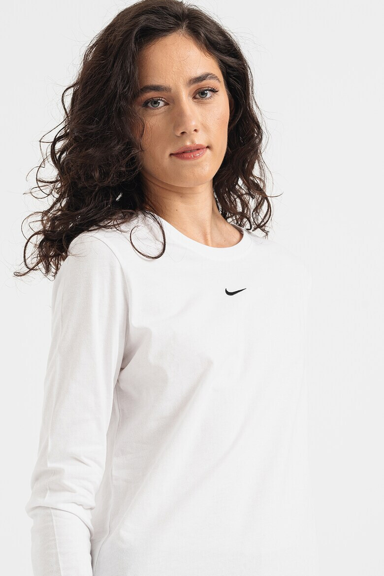 Nike Блуза с овално деколте и лого - Pepit.bg
