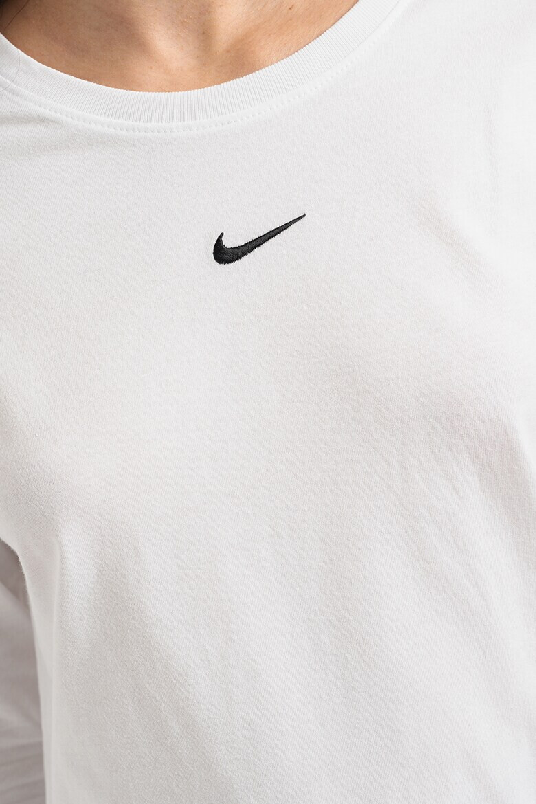 Nike Блуза с овално деколте и лого - Pepit.bg