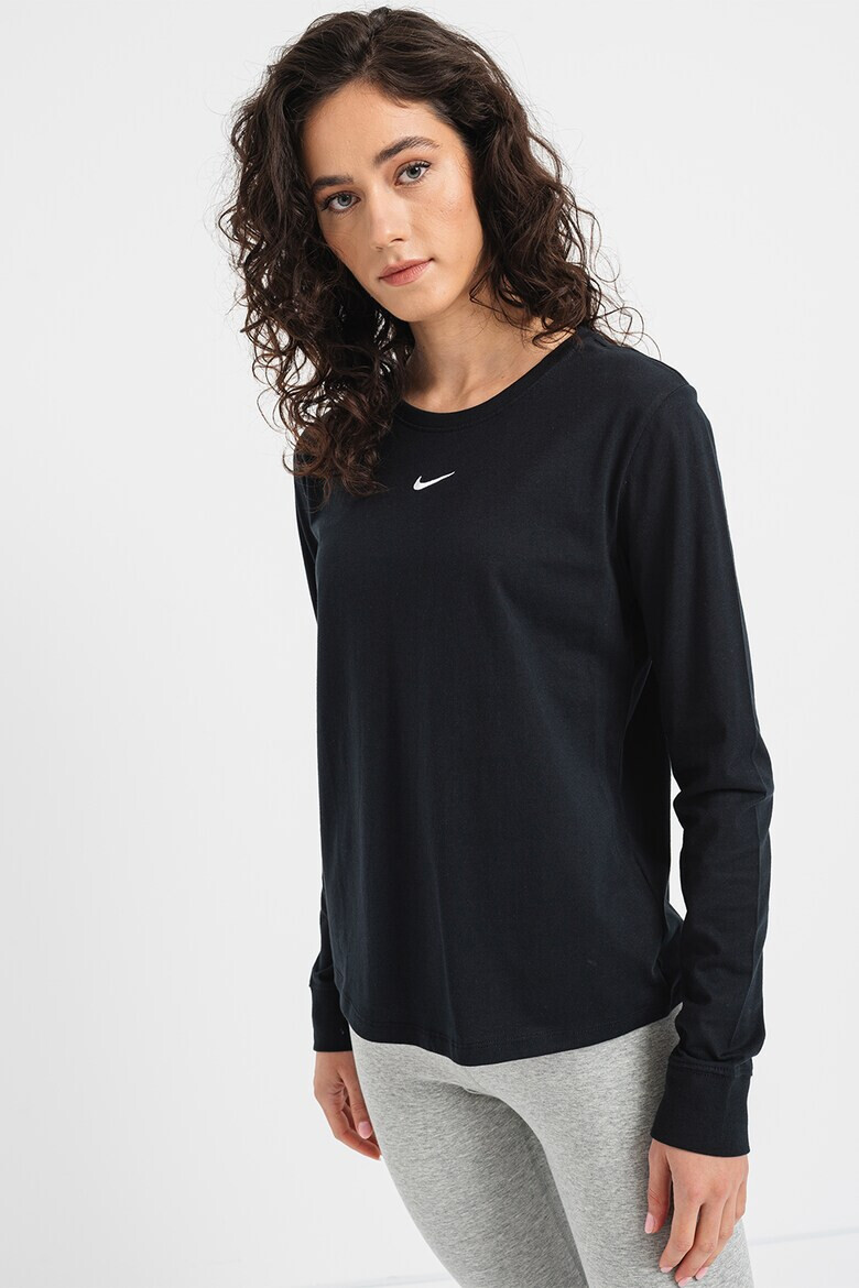 Nike Блуза с овално деколте и лого - Pepit.bg