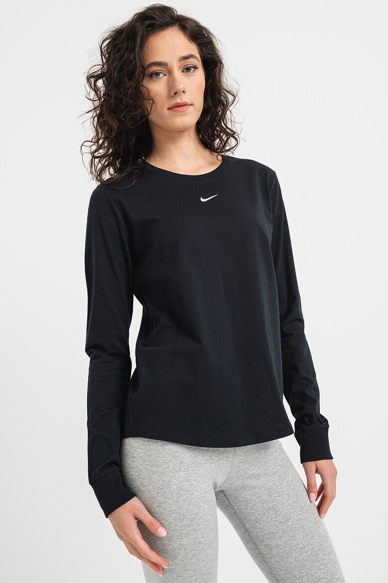 Nike Блуза с овално деколте и лого - Pepit.bg