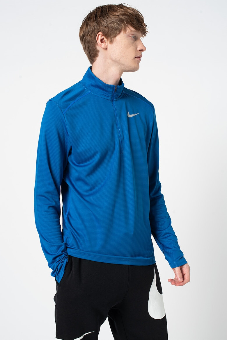 Nike Блуза за бягане Pacer с Dri-FIT и къс цип - Pepit.bg