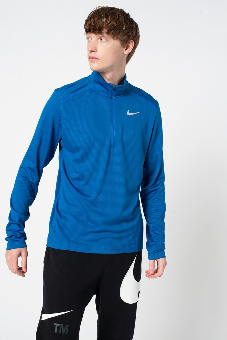 Nike Блуза за бягане Pacer с Dri-FIT и къс цип - Pepit.bg